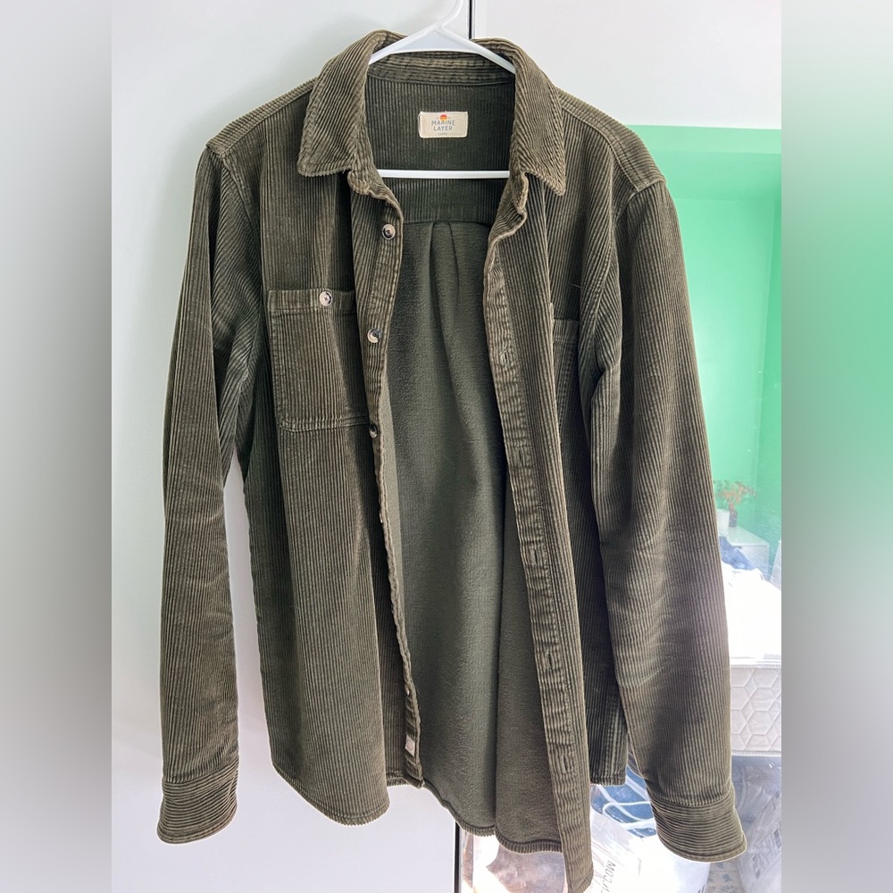 Marine Layer Corduroy Button Down Shirt